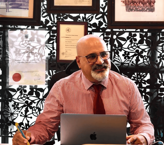 Portrait of James Hamilton, Migration Specialist